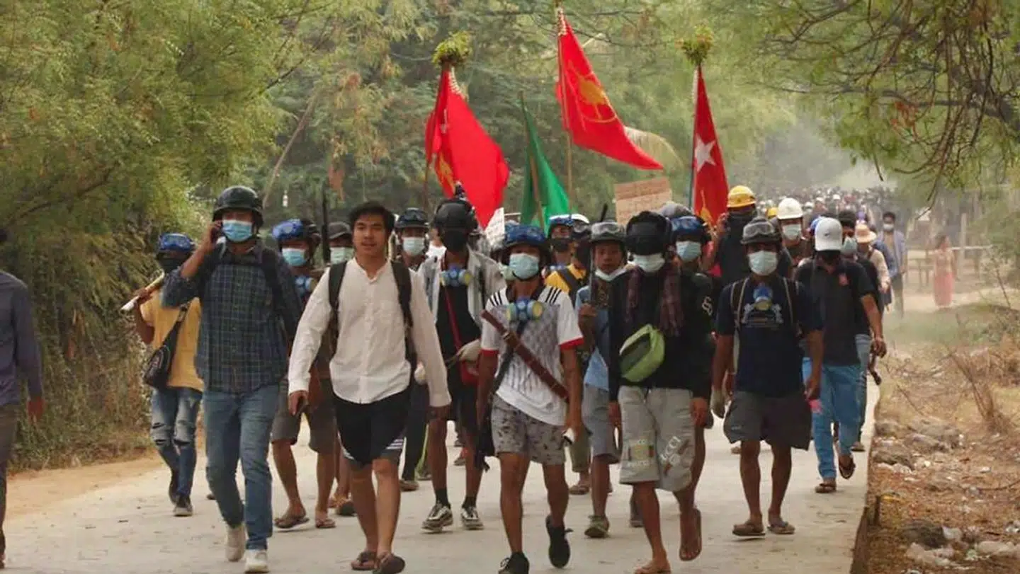 Siden 1. februar har folk i Myanmar demonstreret mod landets militær.