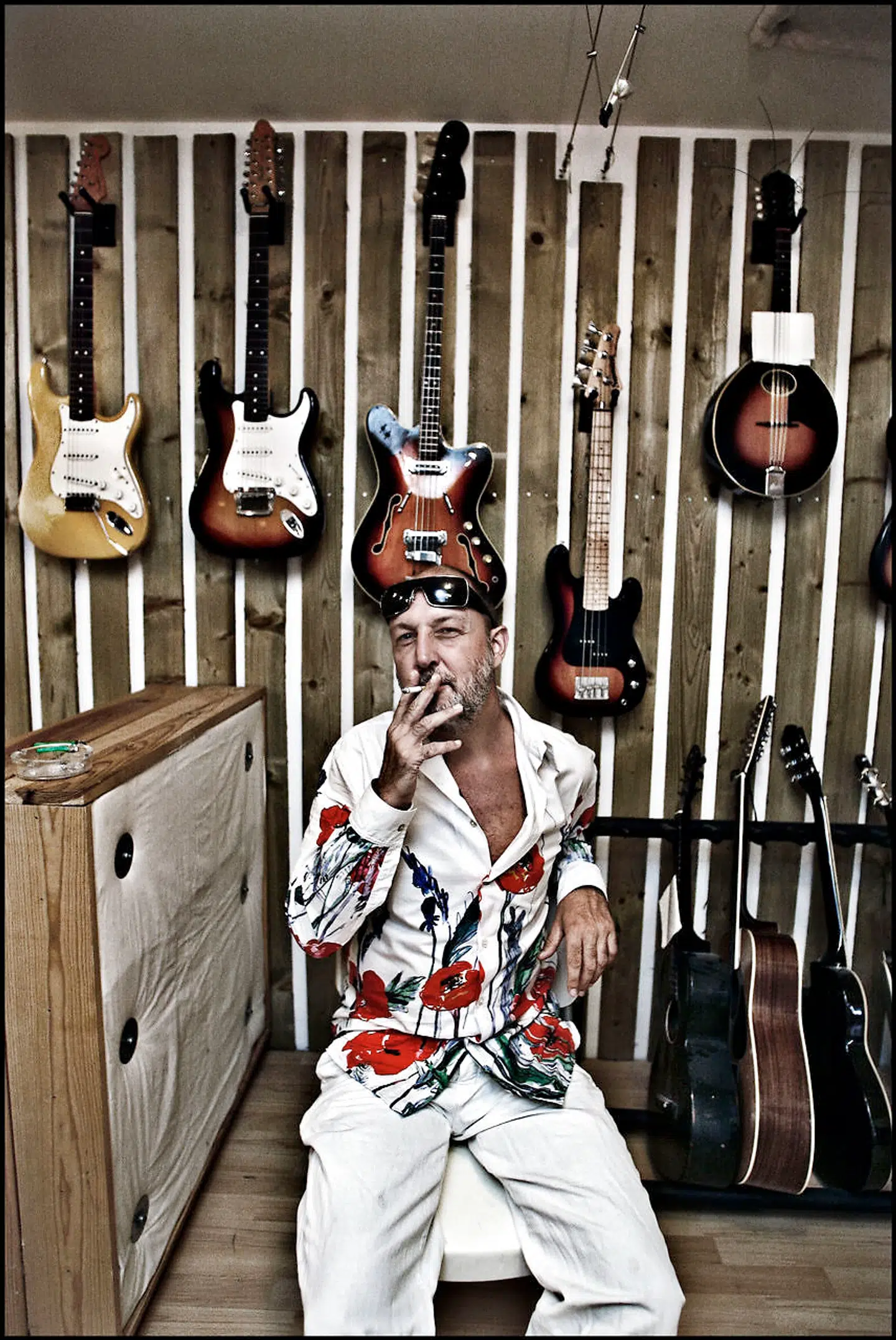 Studiemusiker Aske Jacoby.