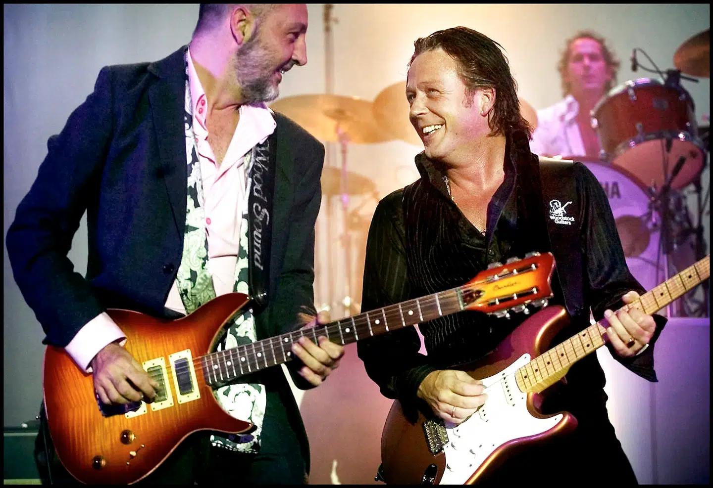 Aske Jacoby sammen med Thomas Helmig i Portalen, Greve.