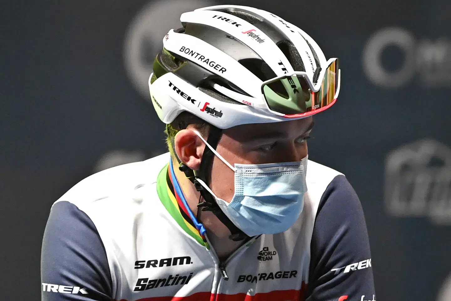 Mads Pedersen kommer ikke til at stille til start i søndagens løb Gent-Wevelgem. (Arkivfoto) Dirk Waem/Ritzau Scanpix