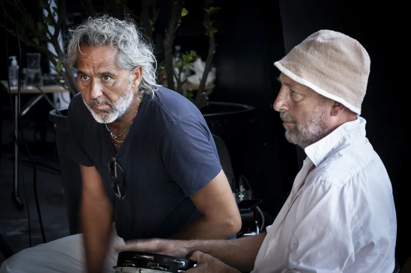 Jacob Andersen (th.) spillede blandt andet med Claes Antonsen i The Antonelli Orchestra. Liselotte Sabroe/Ritzau Scanpix