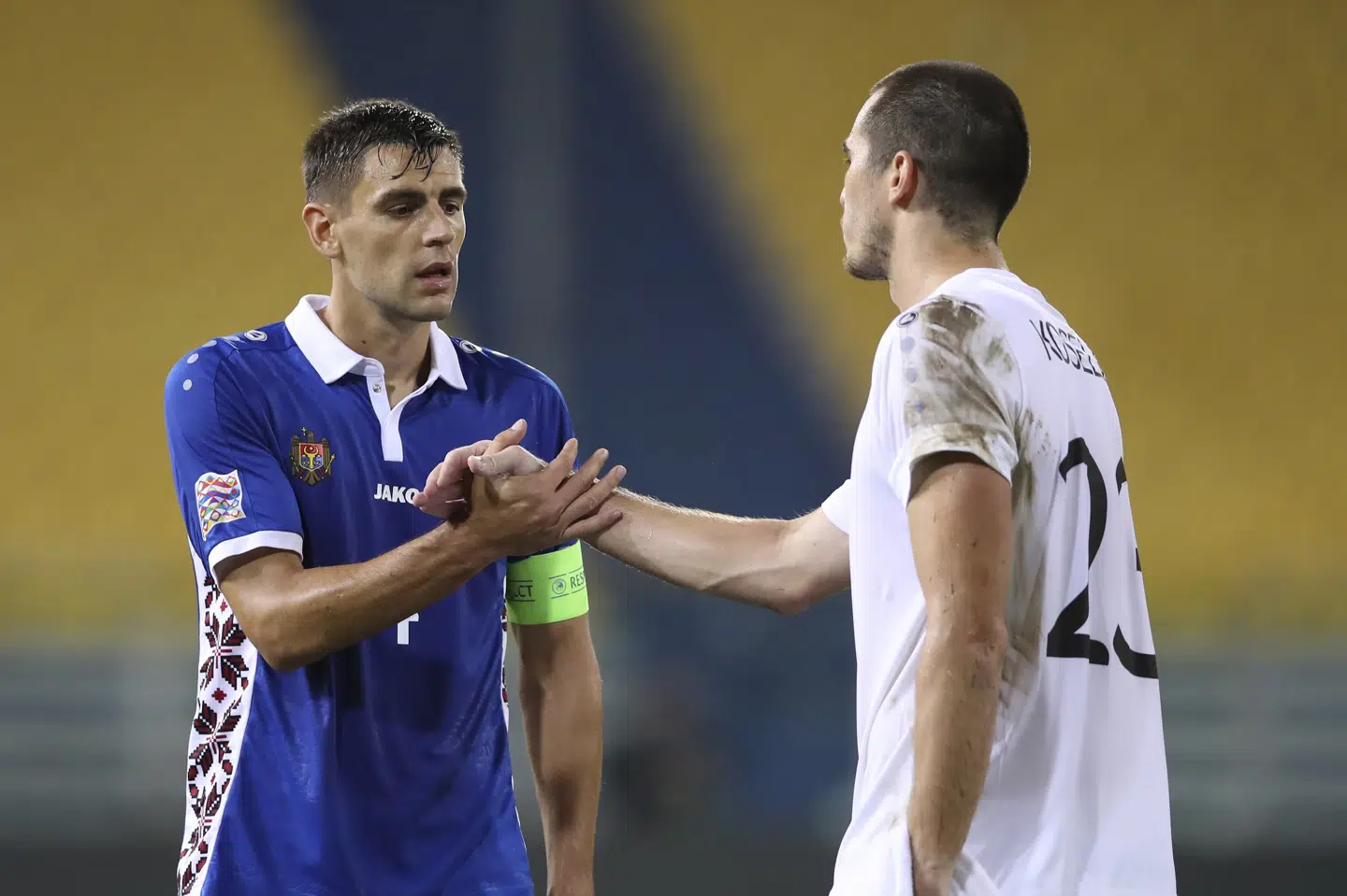 Igor Armas ses her under sidste års Nations League-kamp mellem Moldova og Kosovo. Jonathan Moscrop/Ritzau Scanpix