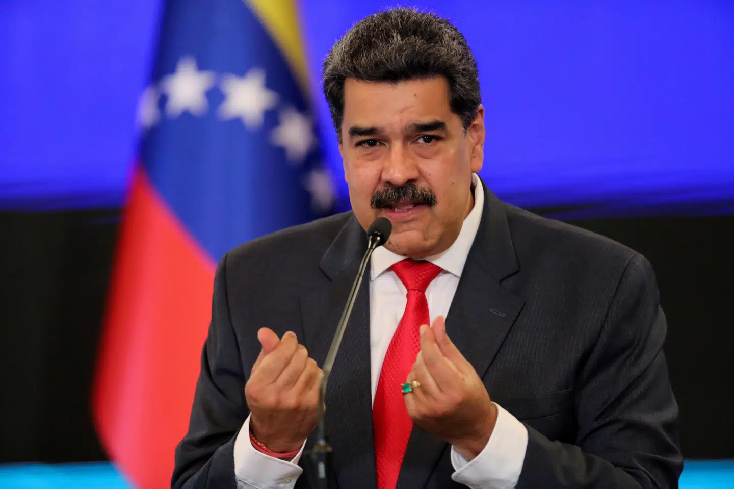 Præsident Maduro bruger jævnligt både Twitter og Facebook til at dele sine budskaber. (Arkivfoto). Manaure Quintero/Reuters