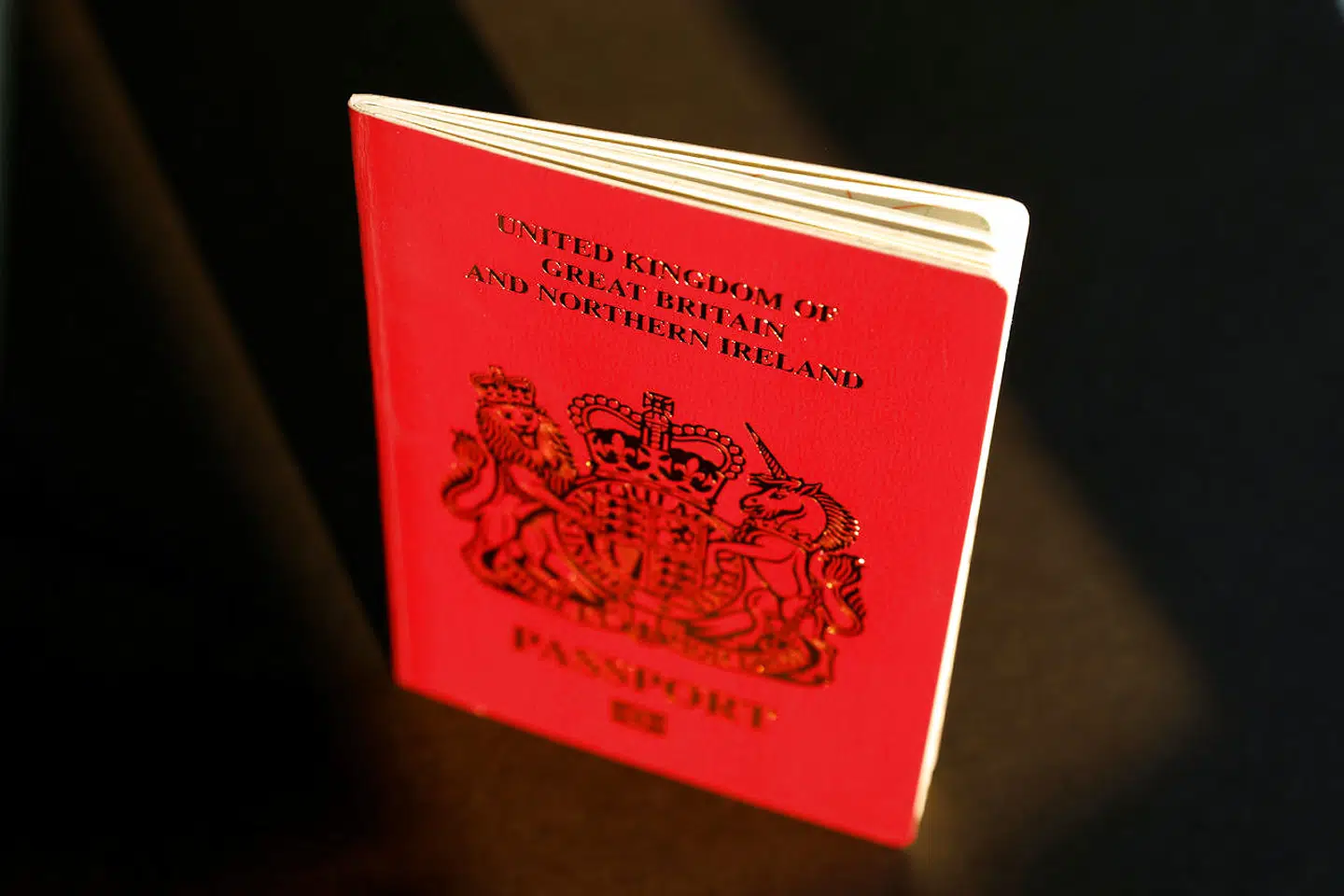 Et British National Overseas pas (BNO) fotograferet i Hongkong 17. februar 2021.