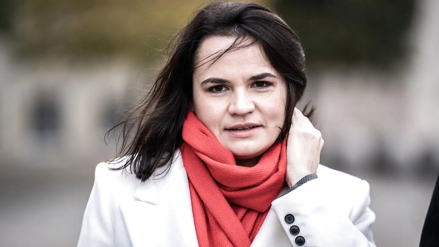 Den Hviderussiske oppositionspolitiker Svetlana Tikhanovskaja.