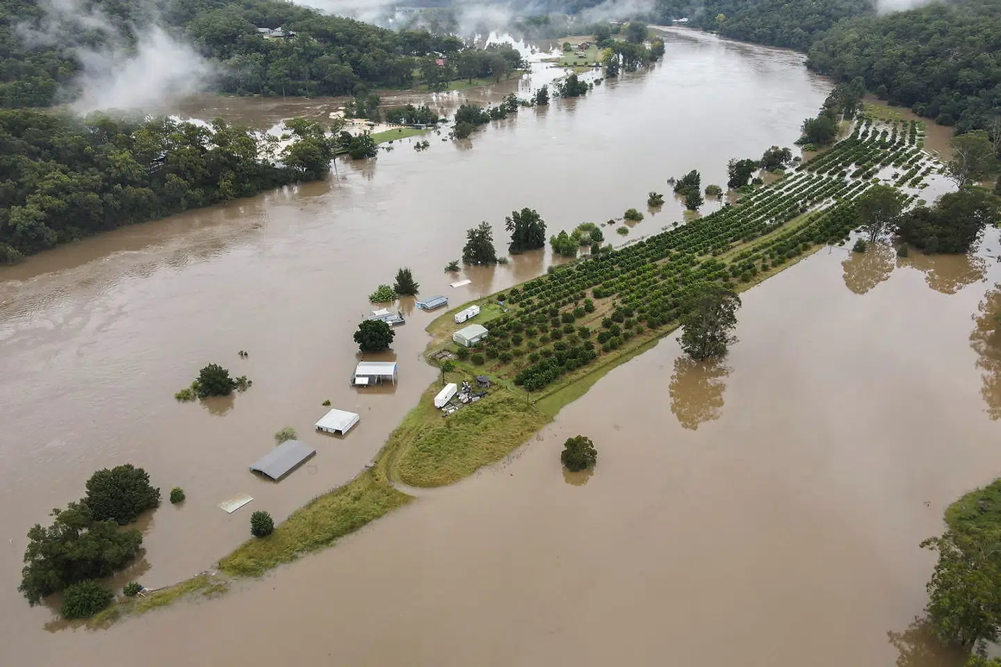 Så voldsomme har oversvømmelserne i New South Wales været.
