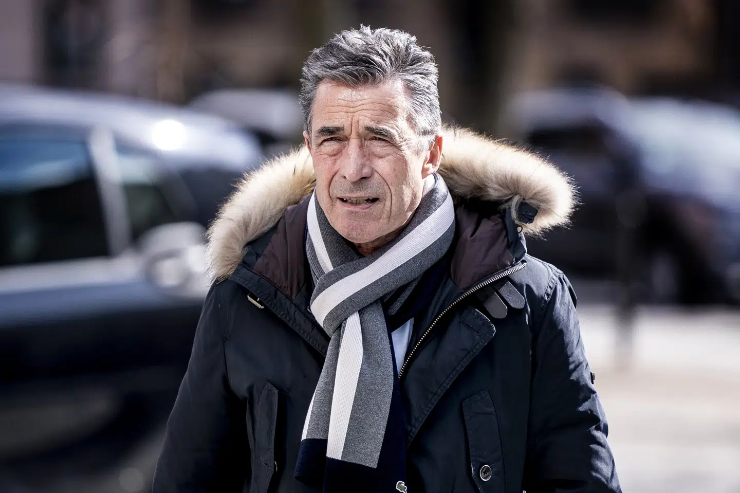 Anders Fogh Rasmussen har torsdag i Tibetkommissionen berettet om sin tid som statsminister. Forleden blev hans organisation Alliance of Democracies Foundation ramt af kinesiske sanktioner. (Foto: Liselotte Sabroe/Ritzau Scanpix) Liselotte Sabroe/Ritzau Scanpix