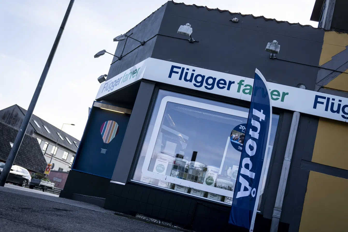 Flügger har haft et salg på 1612 millioner kroner på ni måneder, der strækker sig fra maj sidste år til januar i år. Det er en stigning på 17 procent (Arkivfoto) Liselotte Sabroe/Ritzau Scanpix