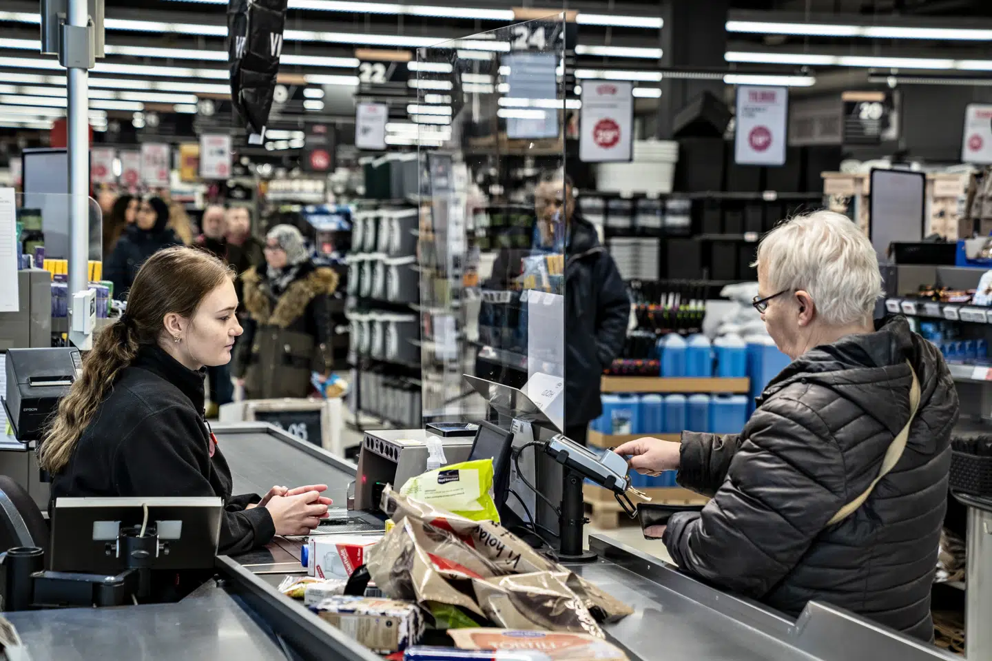 2020 var et godt år for de danske supermarkeder, da coronavirusset har gjort, at de fleste har opholdt sig mere derhjemme - og derfor oftere spist hjemme. (Arkivfoto) Henning Bagger/Ritzau Scanpix