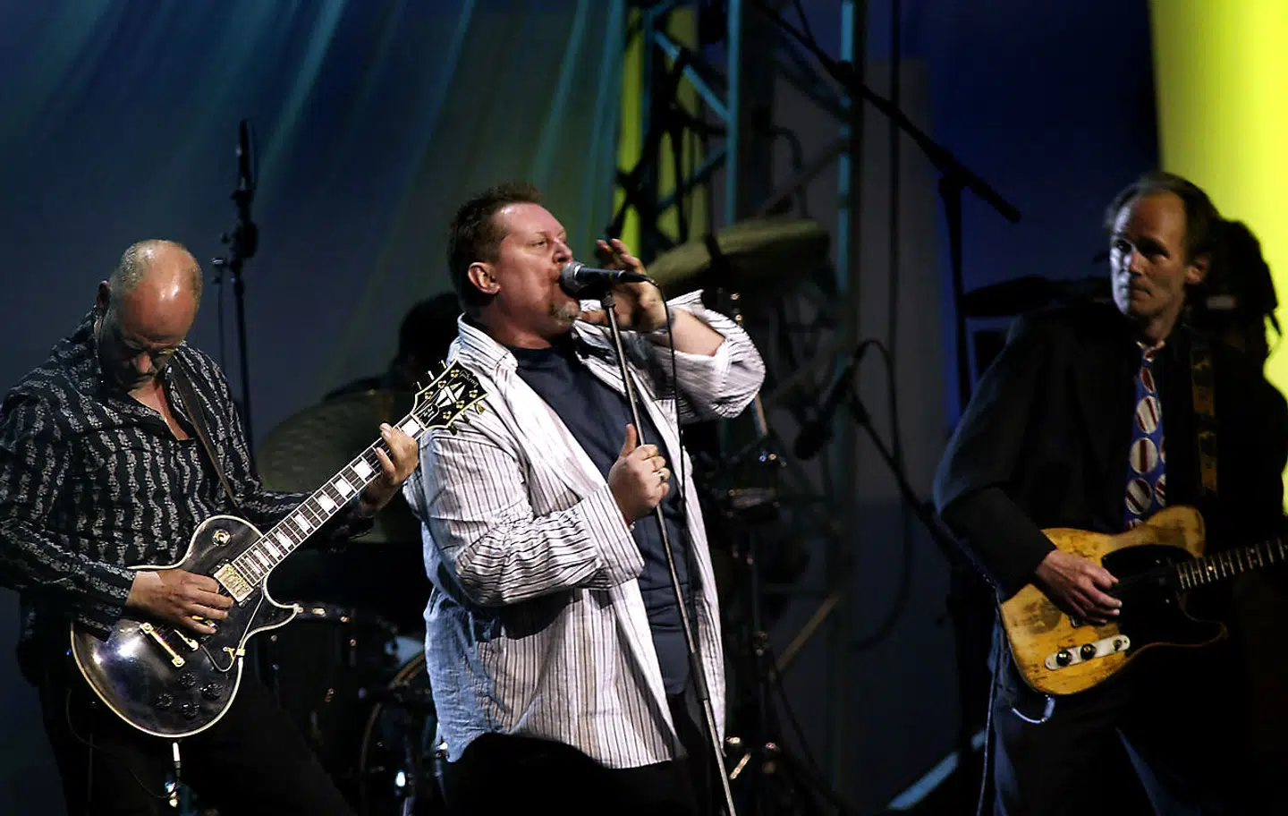 Alex Nyborg Madsen og Led Zeppelin Jam. Til højre er det den nu afdøde CV Jørgensen-guitarist Ivan Horn.