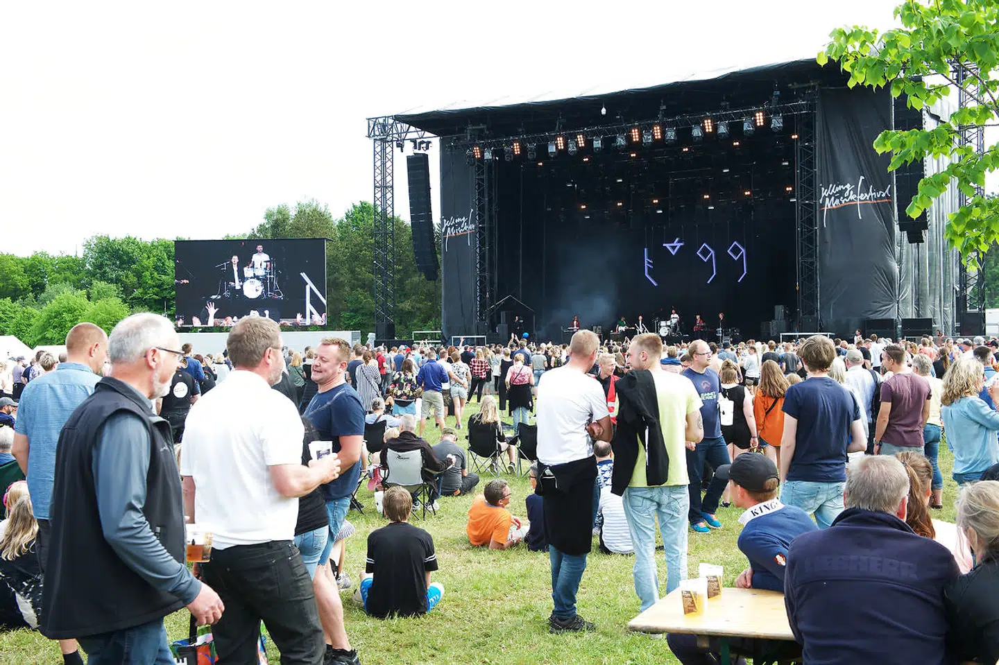 Jelling Musikfestival er skudt i gang torsdag 26. maj 2016. Festivalen strækker sig frem til 29. maj. Jelling Musikfestival 2016. (Foto: Fotograf Sonny Munk Carlsen/Scanpix 2016)