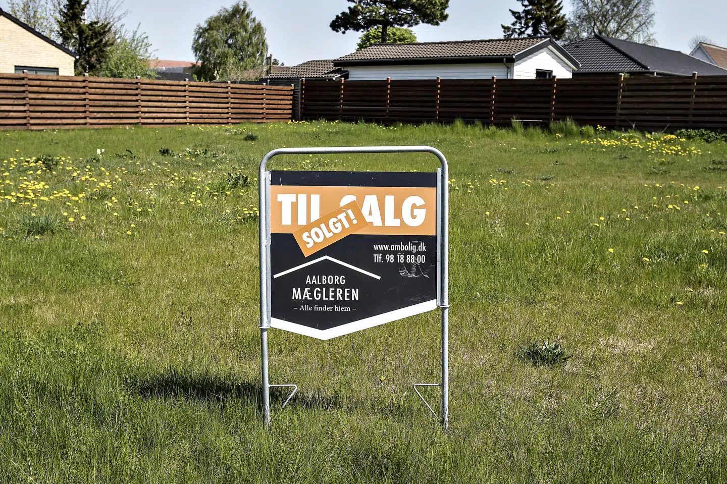 I de første to måneder af året er der solgt 786 byggegrunde til helårsboliger. Det er en stigning på 74 procent sammenlignet med de første to måneder af 2020. Det viser tal fra Boligsiden.dk. (Arkivfoto) Henning Bagger/Ritzau Scanpix