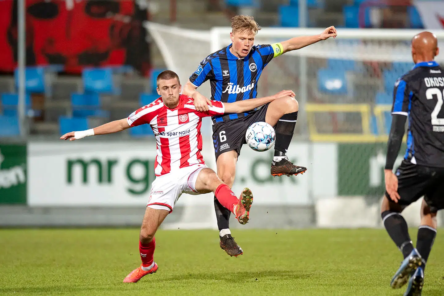 Jeppe Tverskov spillede en solid kamp mod AaB.