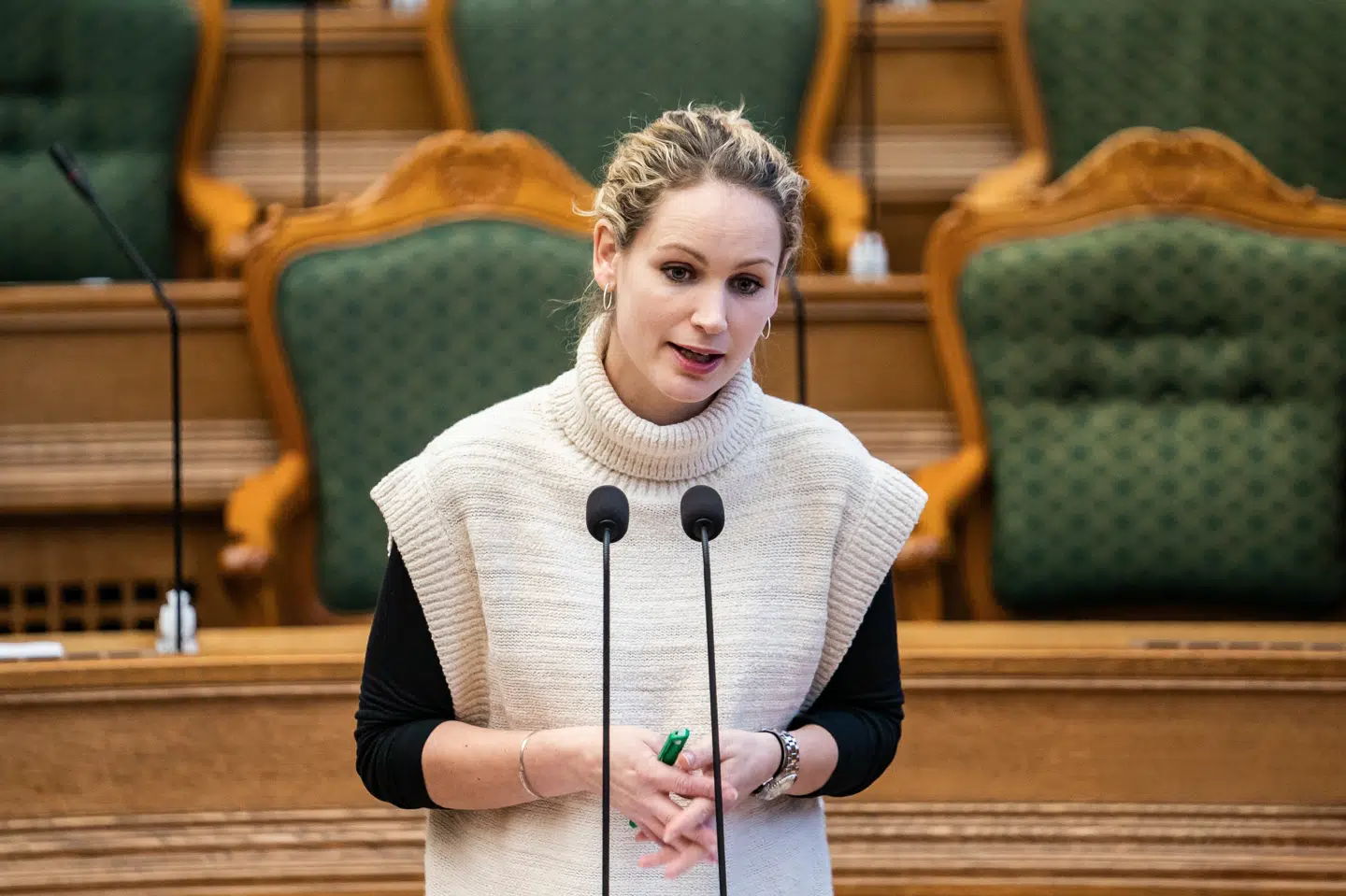 De studerende skal i fokus, mener Enhedslistens Pernille Skipper før genåbningsforhandlinger. (Arkivfoto) Emil Helms/Ritzau Scanpix