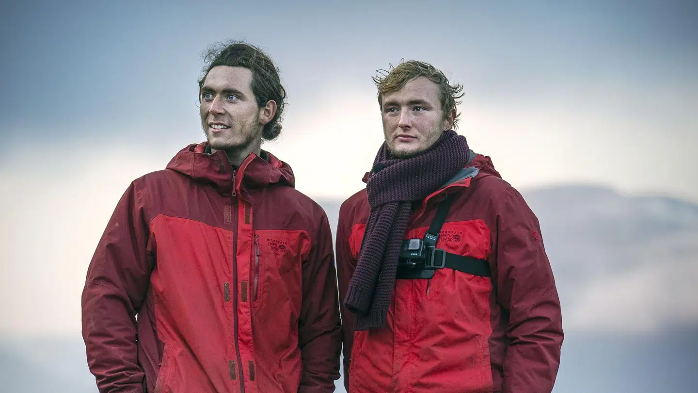 Nicklas og Emil i 'Alene i vildmarken'.