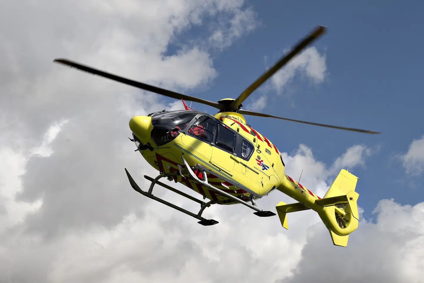 En helikopter bragte en 21-årig mand til Aarhus Universitetshospital i Skejby efter en ulykke i Thyborøn søndag morgen. (Arkivfoto) Henning Bagger/Ritzau Scanpix