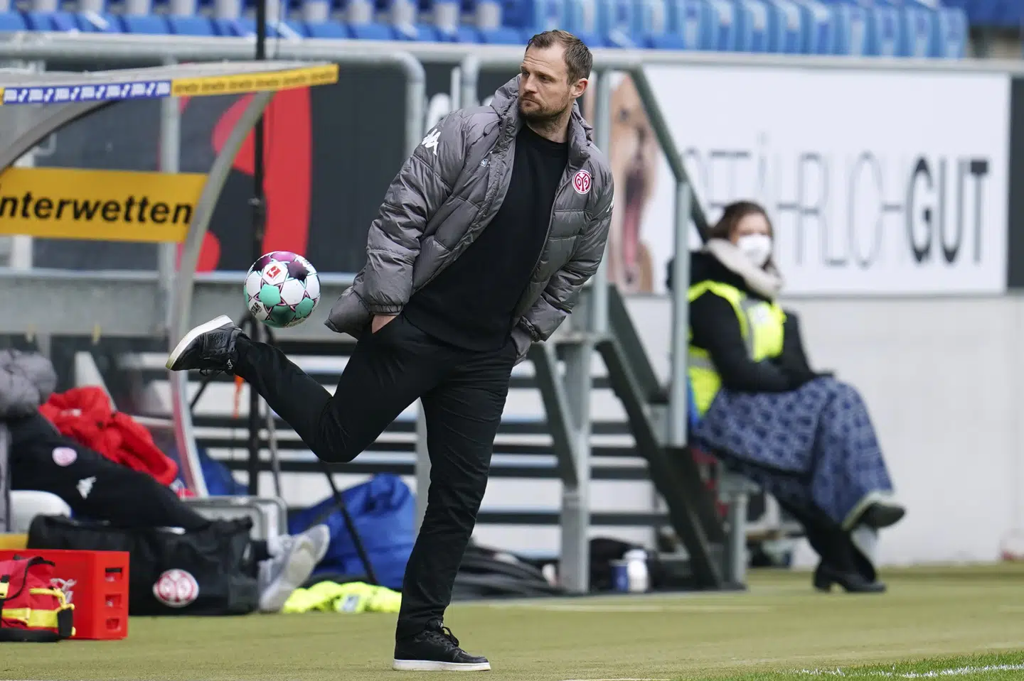 Bo Svensson har været en stor succes, efter at han for godt to måneder siden blev cheftræner i Mainz. Uwe Anspach/Ritzau Scanpix