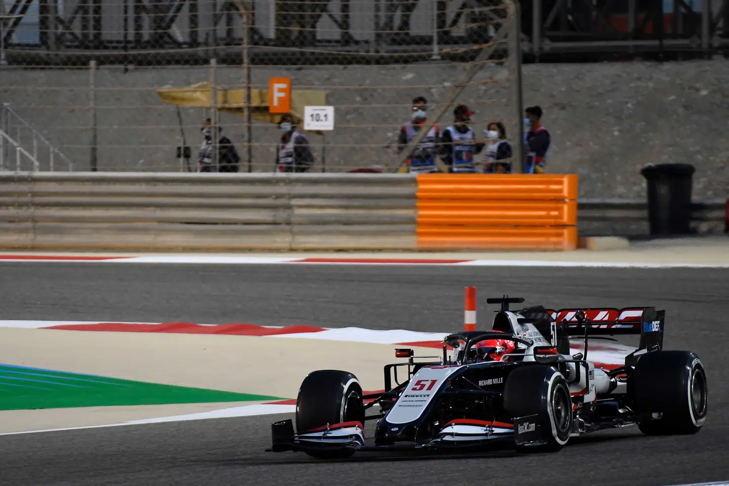 Pietro Fittipaldi var sidste år teamkammerat med Kevin Magnussen i to løb for Haas F1 Team.