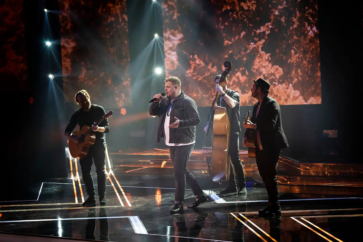 Dan Laursen under fjerde liveshow.