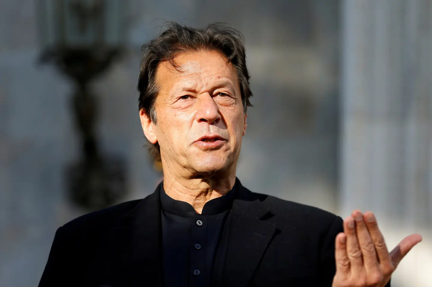 Pakistans premierminister, Imran Khan, er coronasmittet og i selvisolation (Arkivfoto). Mohammad Ismail/Reuters