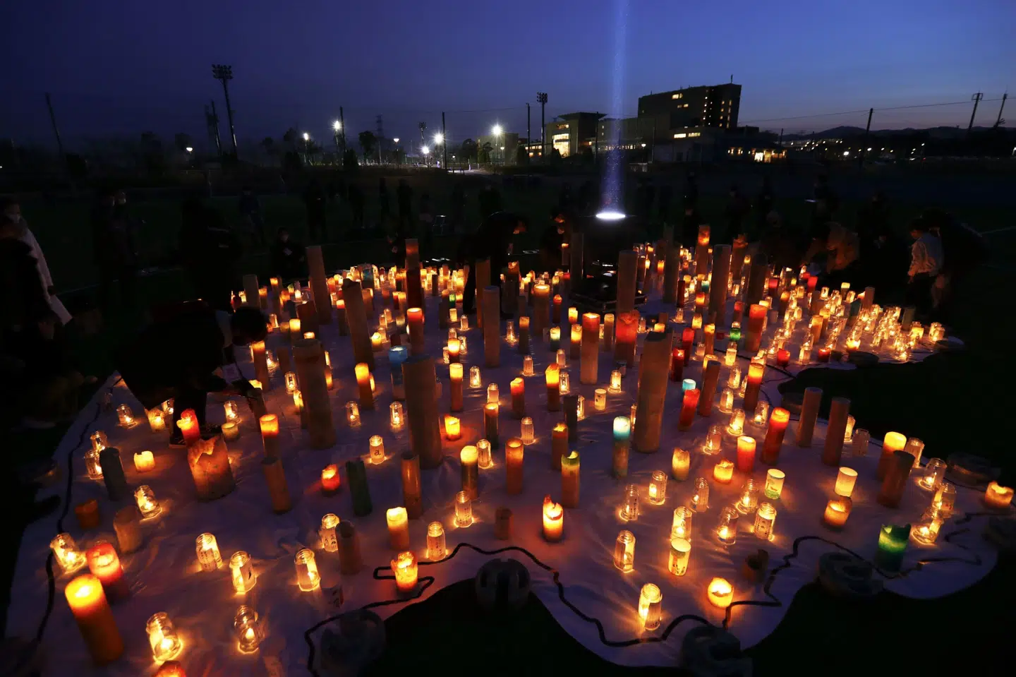For få dage siden markerede Japan tiåret for den katastrofe, som et voldsomt jordskælv forårsagede i marts 2011 (Arkivfoto). Unknown/Ritzau Scanpix
