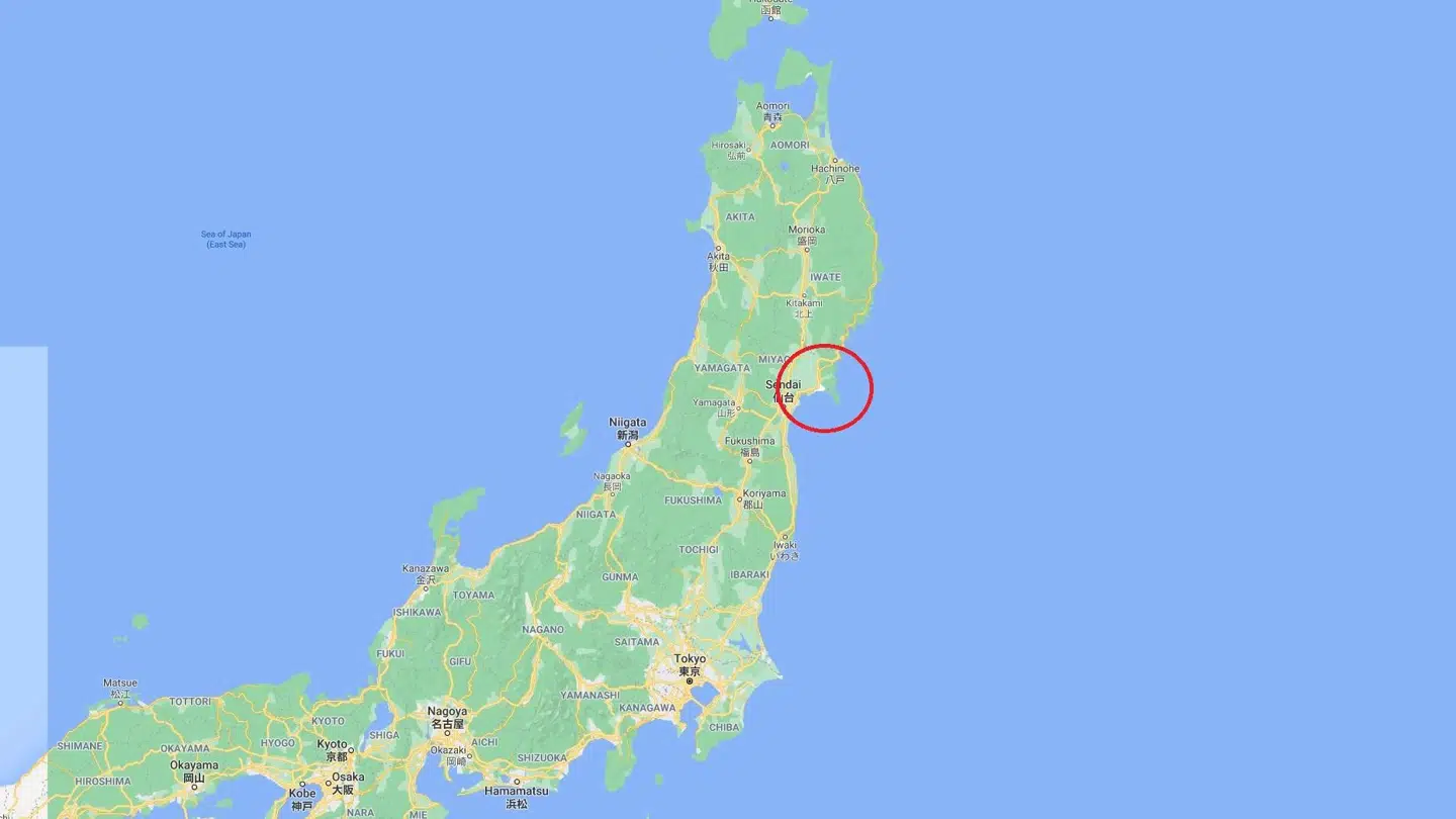 Et voldsomt jorskælv har ramt Miyagi-regionen i det nordøstlige Japan.