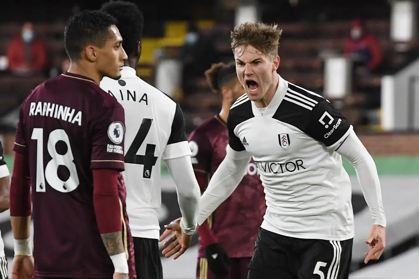 Joachim Andersen udlignede for Fulham, men det rakte ikke til sejr over Leeds. Andy Rain/Reuters