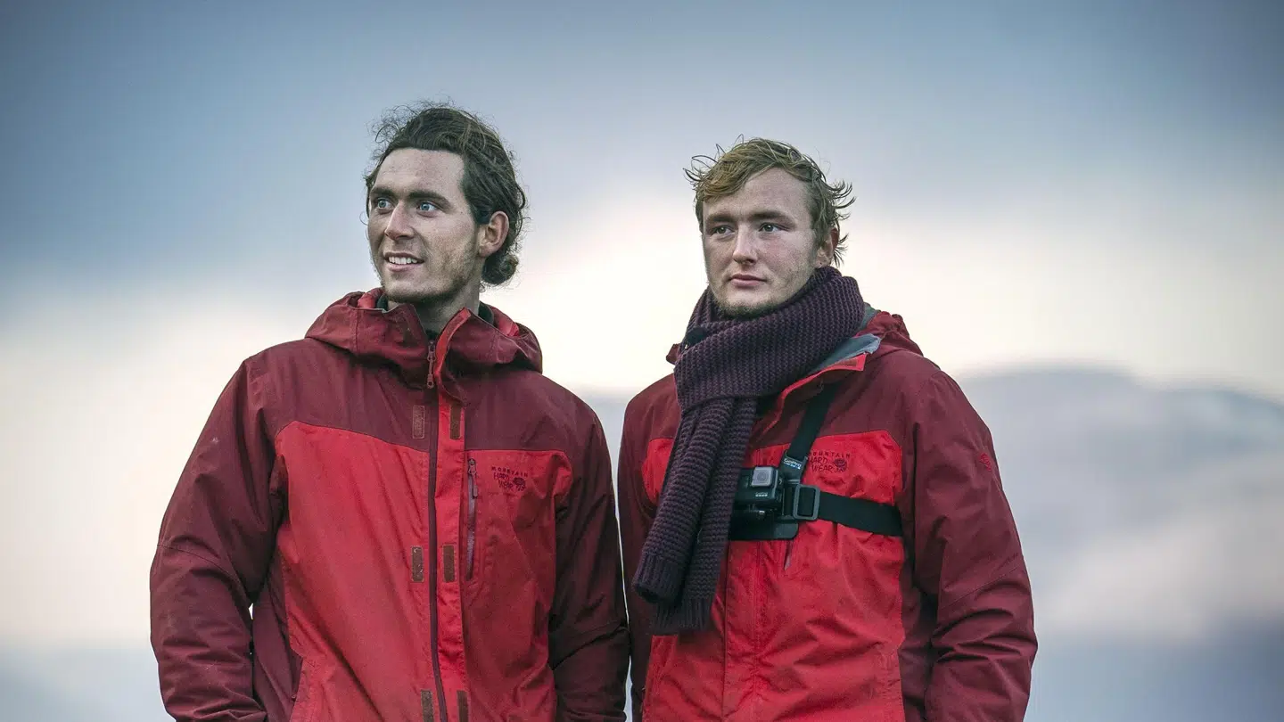 Nicklas og Emil fra 'Alene i vildmarken'.