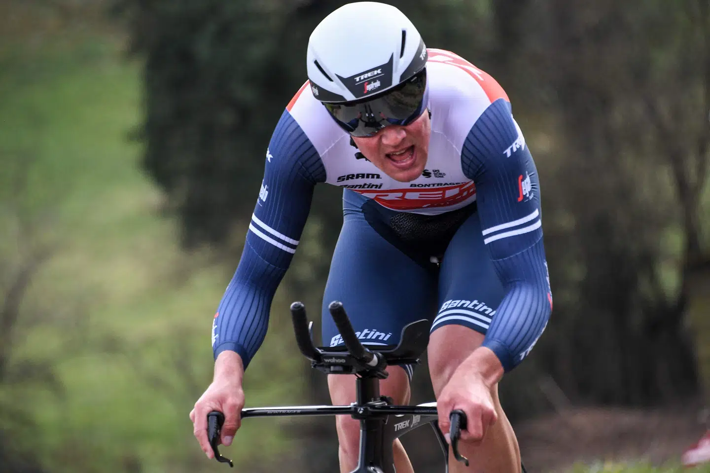Mads Pedersen viste sig flot frem, men han havde ikke farten i den afgørende spurt i det belgiske brostensløb Bredene Koksijde Classic. Danskeren blev toer. (Arkivfoto) Anne-Christine Poujoulat/Ritzau Scanpix