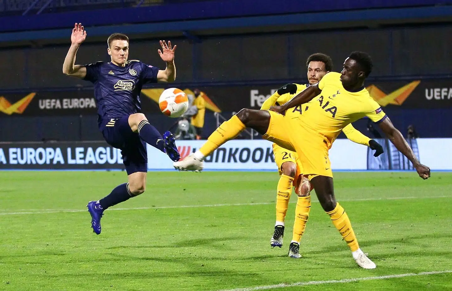 Soccer Football - Europa League - Round of 16 Second Leg - Dinamo Zagreb v Tottenham Hotspur - Stadion Maksimir, Zagreb, Croatia - March 18, 2021 GNK Dinamo Zagreb's Rasmus Lauritsen REUTERS/Antonio Bronic