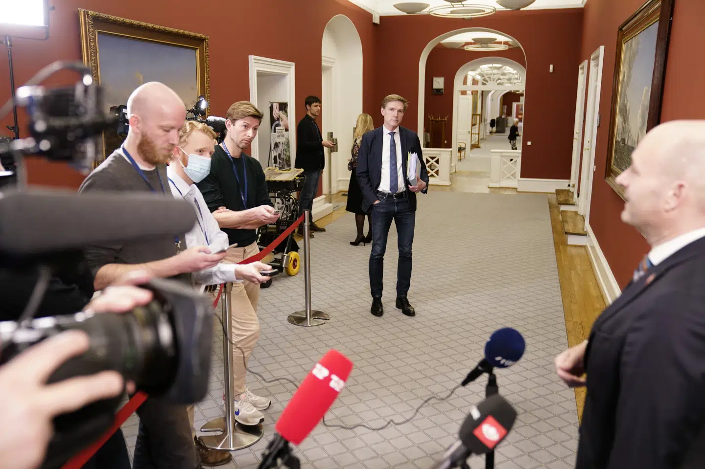 Kristian Thulesen Dahl og Søren Pape Poulsen er blandt de partiledere, der tager beregningerne med et gran salt efter tidligere fejlskud. Mads Claus Rasmussen/Ritzau Scanpix
