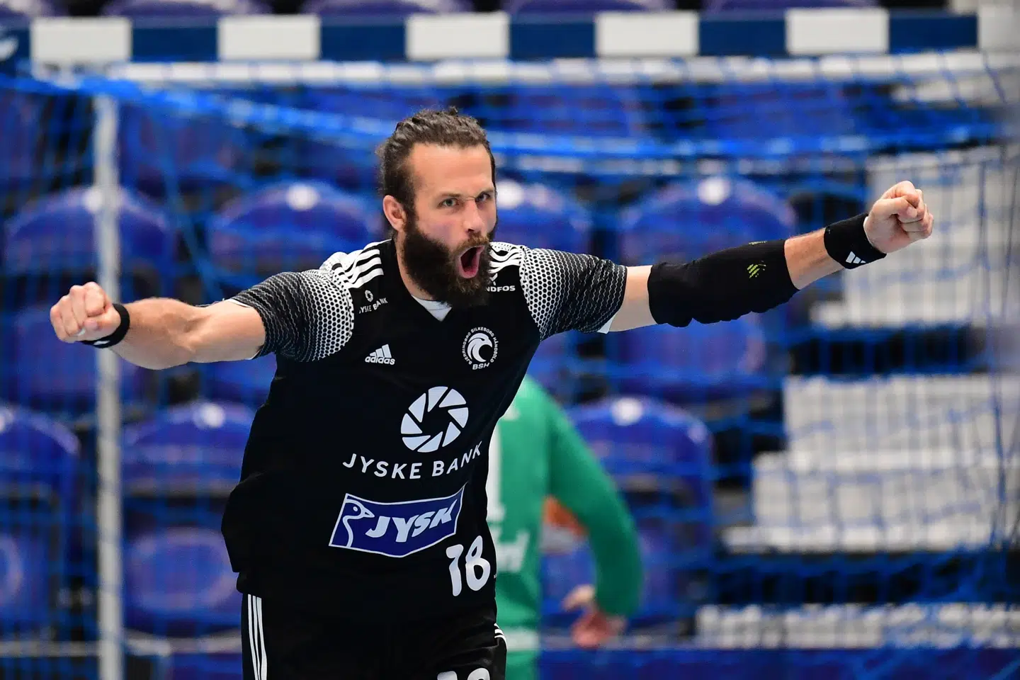 Jesper Nøddesbo og Silkeborg-Bjerringbro er blevet frataget tre sejre over TMS Ringsted, TTH Holstebro og KIF Kolding, da der ikke var styr på holdkammeraten Sasser Valde Helveg Sonns papirer. (Arkivfoto). Bo Amstrup/Ritzau Scanpix