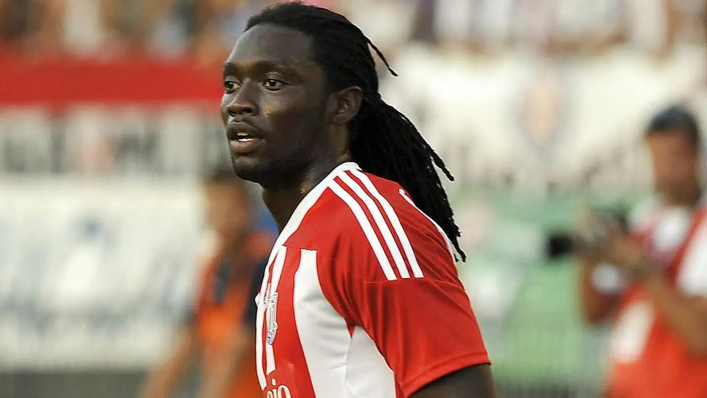 Kenwyne Jones blev noget uheldigt og tilfældigt offer for pranken.