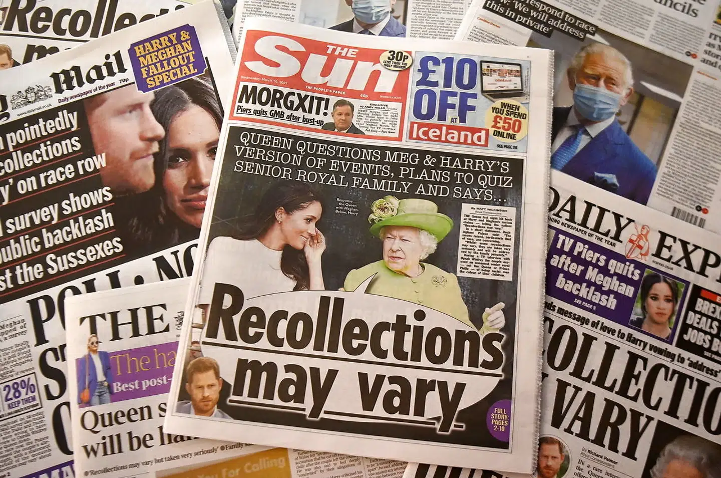 Den britiske dronning har kommenteret i en pressemeddelelse, at selv om man husker tingene forskelligt, så tager man anklagerne om racisme seriøst, og at man vil se på sagen under private forhold.