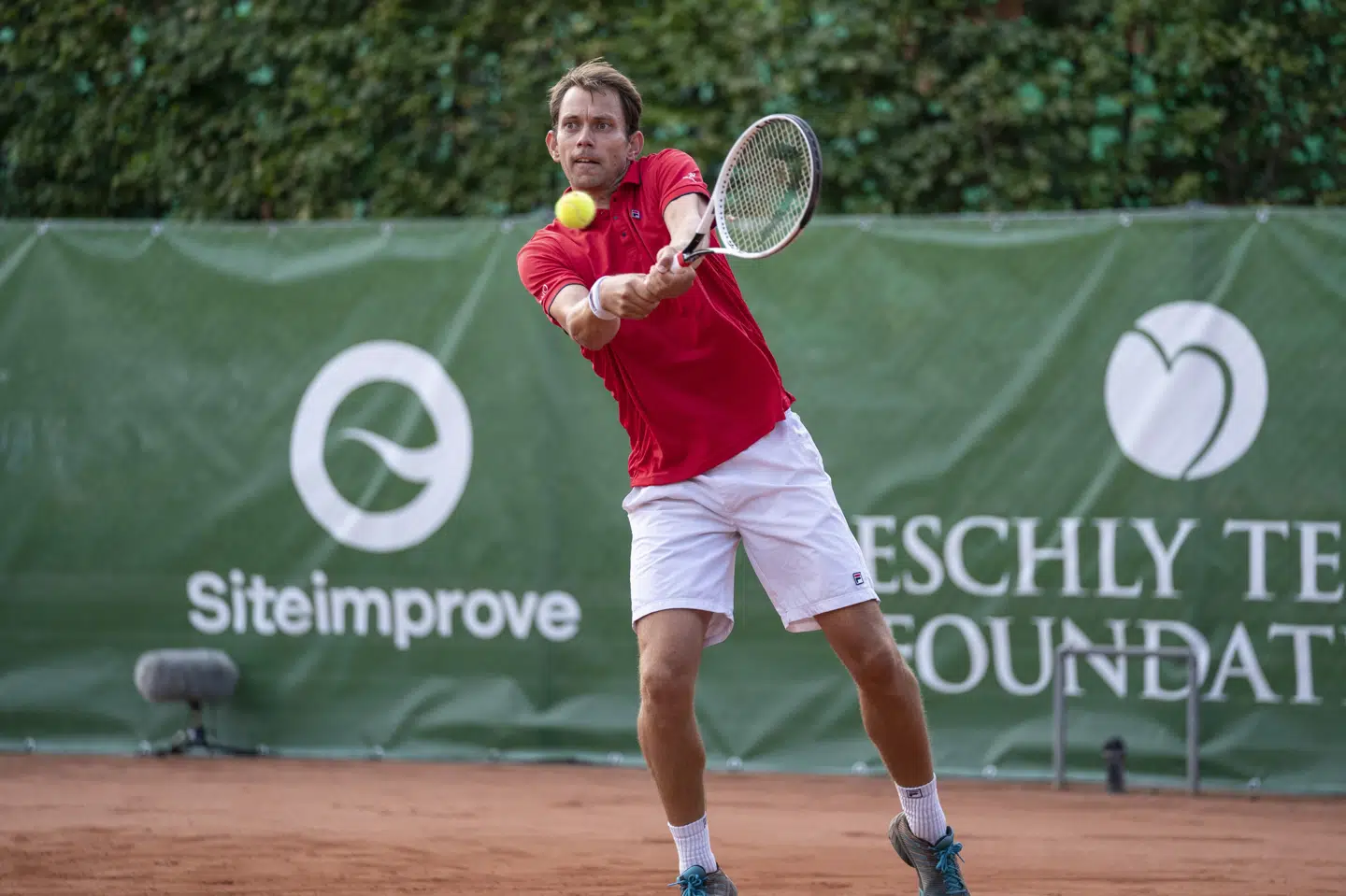 Frederik Løchte Nielsen har tidligere vundet Wimbledon i herredouble med briten Jonathan Marray. (Arkivfoto) Tariq Mikkel Khan/Ritzau Scanpix