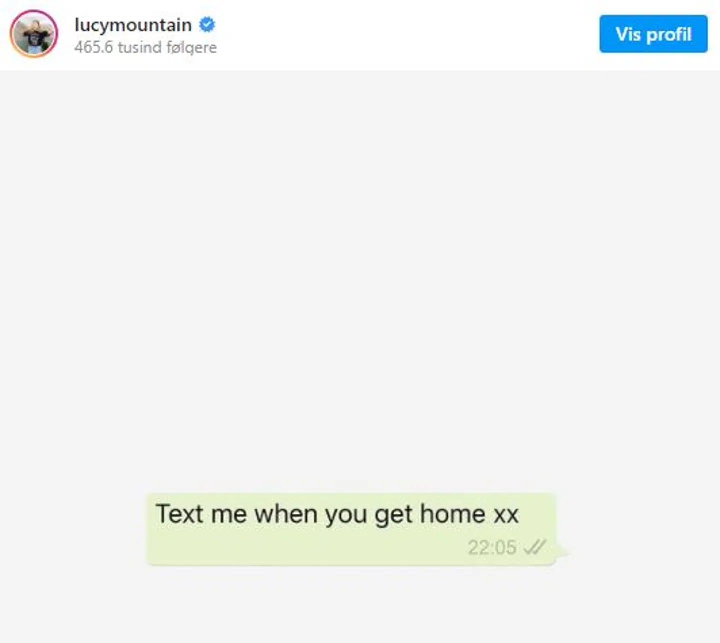 Instagram: Lucymountain