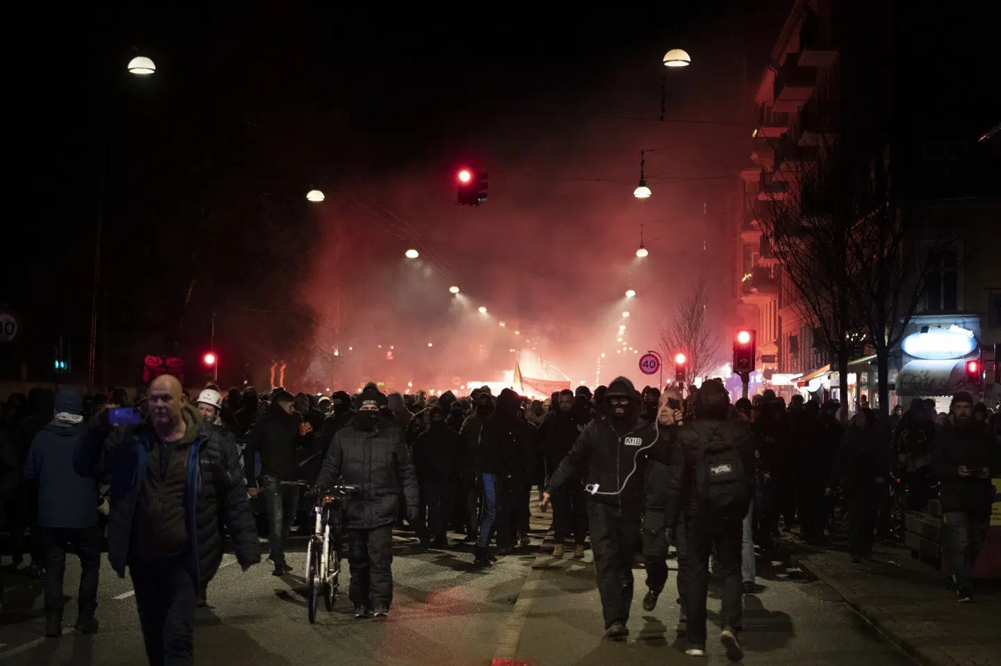 Den 23-årige blev varetægtsfængslet ved Men in Black demonstrationen den 9. januar og har været det siden. (Arkivfoto) Martin Sylvest/Ritzau Scanpix