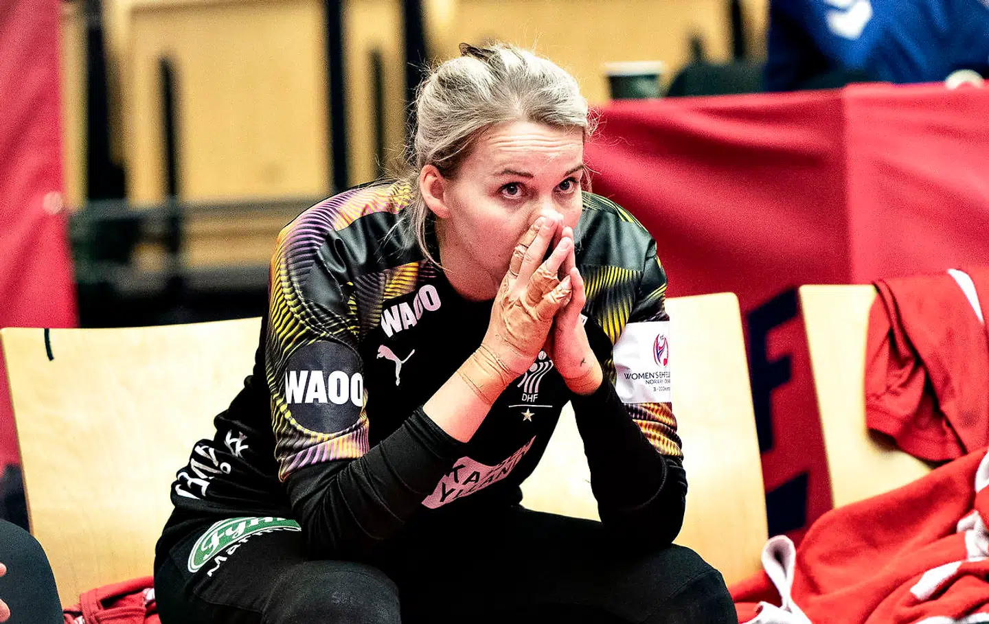 Goalkeeper Sandra Toft of Denmark reacts to the defeat in the EHF Euro 2020 European Women's Bronze-Medal Match between Croatia and Denmark at Jyske Bank Boxen in Herning in Denmark, on December 20, 2020. (Foto: Henning Bagger/Ritzau Scanpix)