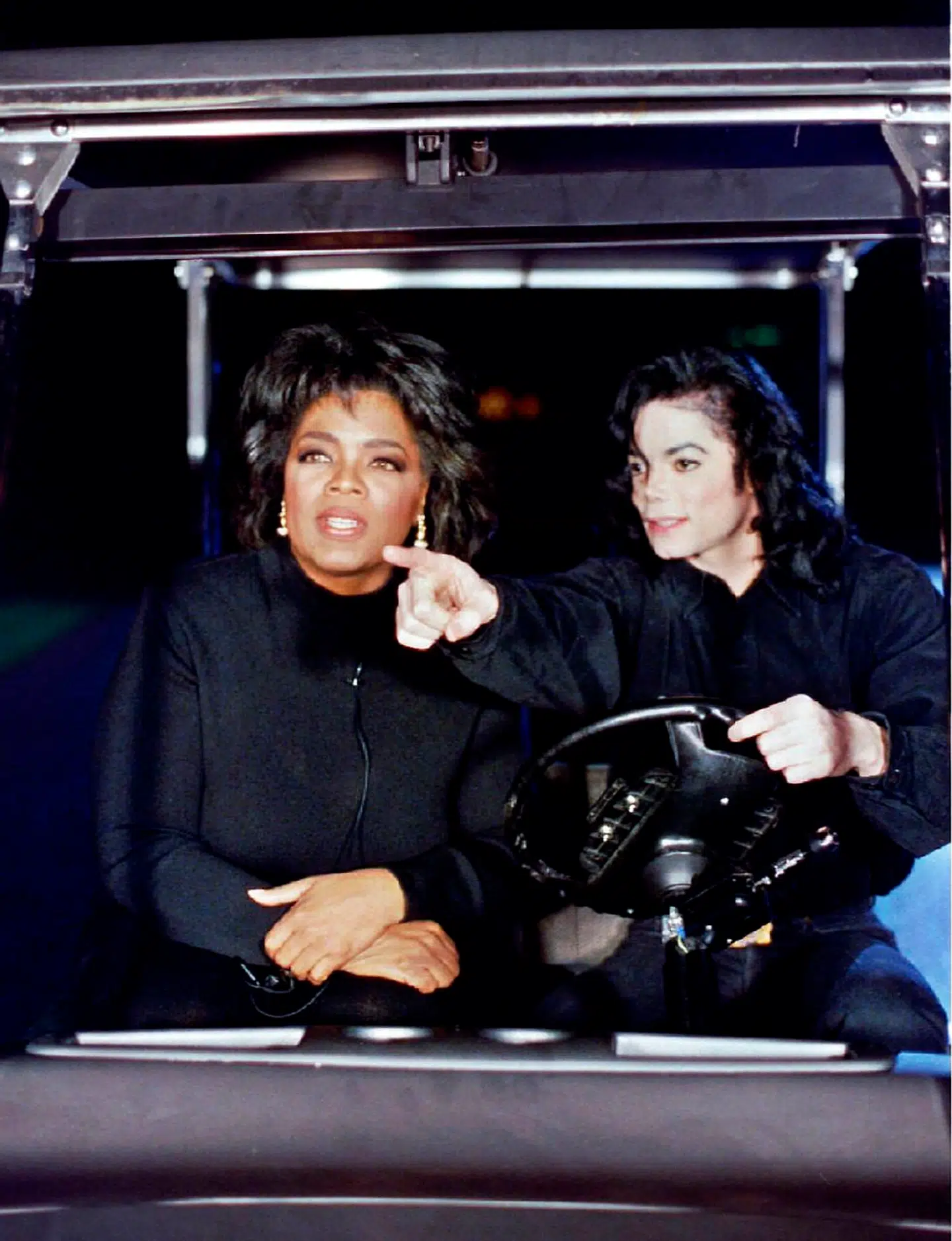 Oprah Winfrey og Michael Jackson i 1993.