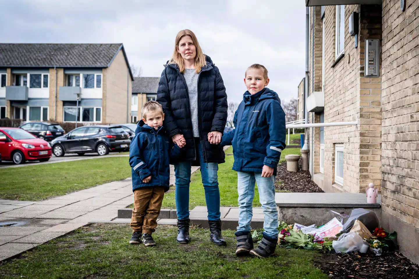 Linda og hendes to børn Christian og Sebastian kendte den seksårige dreng, der døde i weekenden.