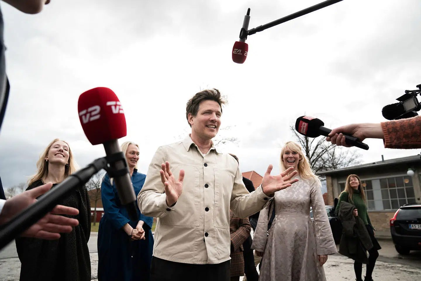 Thomas Vinterberg giver interview kort efter sin chok-nominering.