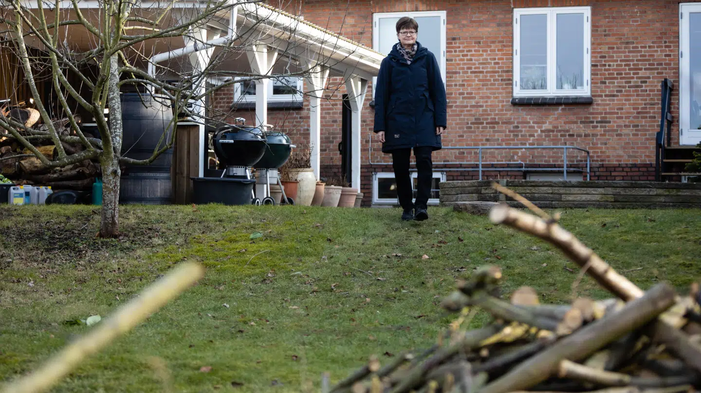 Inger Vittrup fik en blodprop i øjet. Lægerne kan ikke sige, hvorfor den ramte netop hende. Hun lever sundt og fejler ikke noget. Foto: Philip Flindt/Byrd.