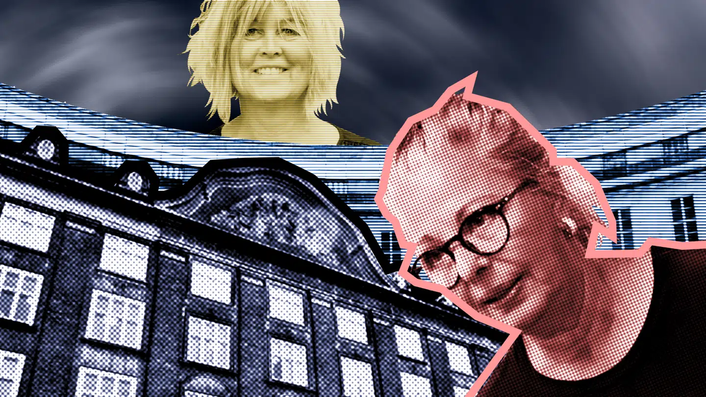 Bettina Jensen (øverst til venstre) og Mariann Færø er nu begge sigtet for bestikkelse.