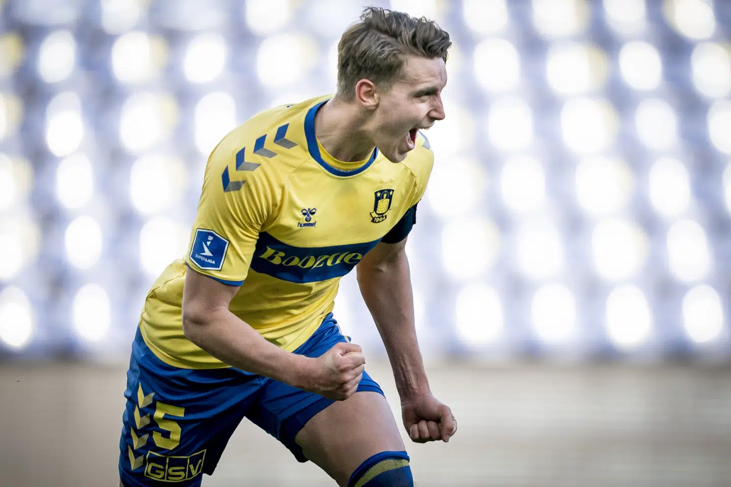 Andreas Maxsø får ros for sine præstationer i Brøndby af cheftræner Niels Frederiksen. (Arkivfoto). Mads Claus Rasmussen/Ritzau Scanpix