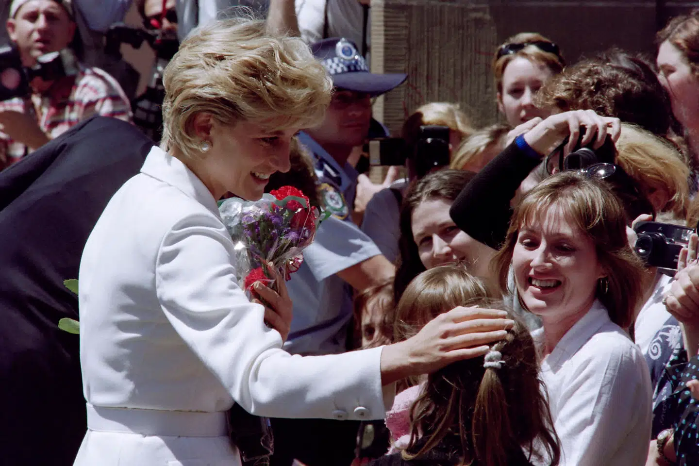 Ligesom da prinsesse Diana i sin tid besøgte Australien første gang, tog også prins Harry og ikke mindst Meghan australierne med storm. Billedet her er dog fra et senere besøg i landet.