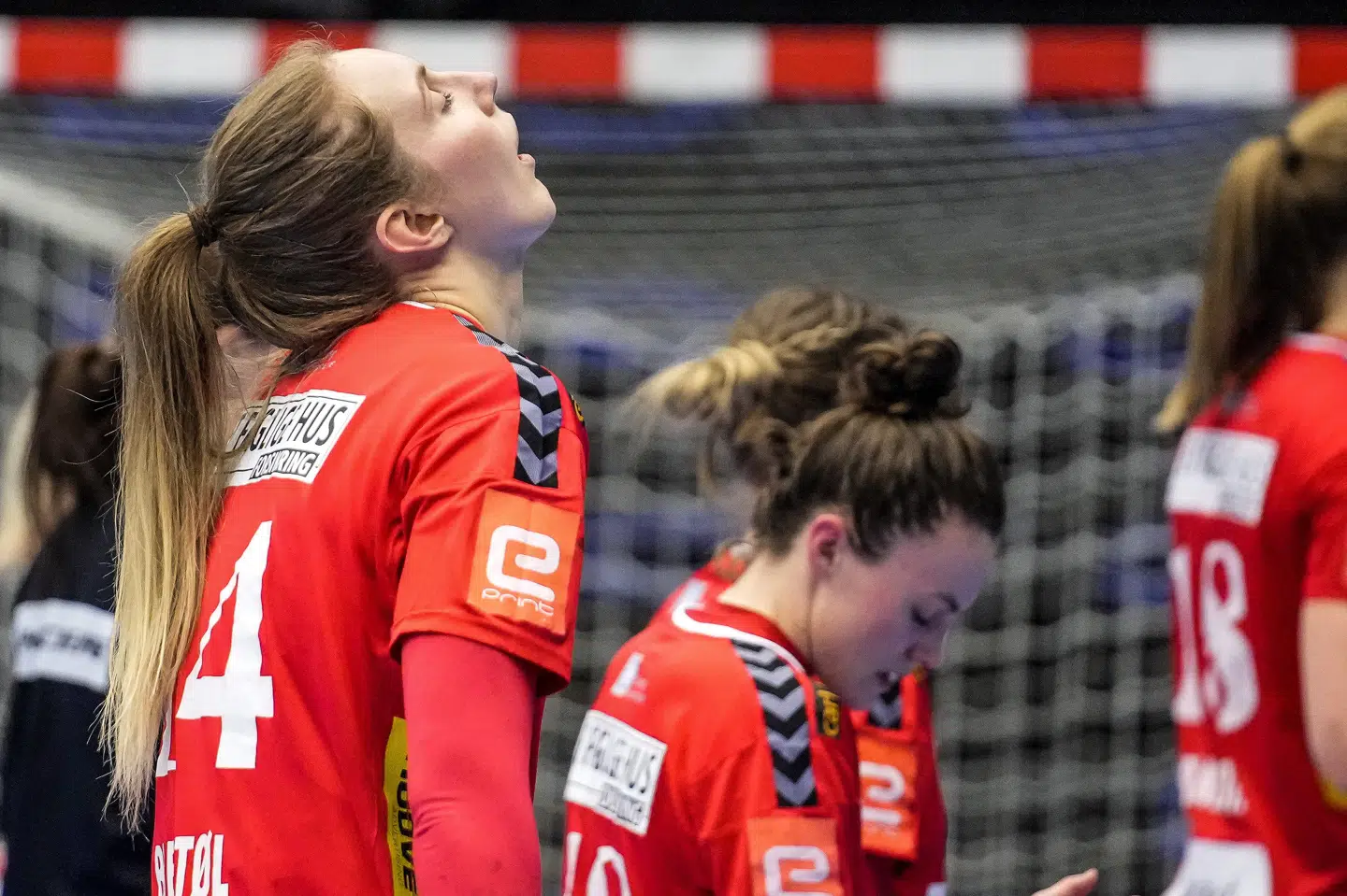 Kristine Breistøl og resten af Team Esbjerg-mandskabet fik ikke et ben til jorden i returopgøret mod Brest Bretagne. (Arkivfoto) John Randeris/Ritzau Scanpix