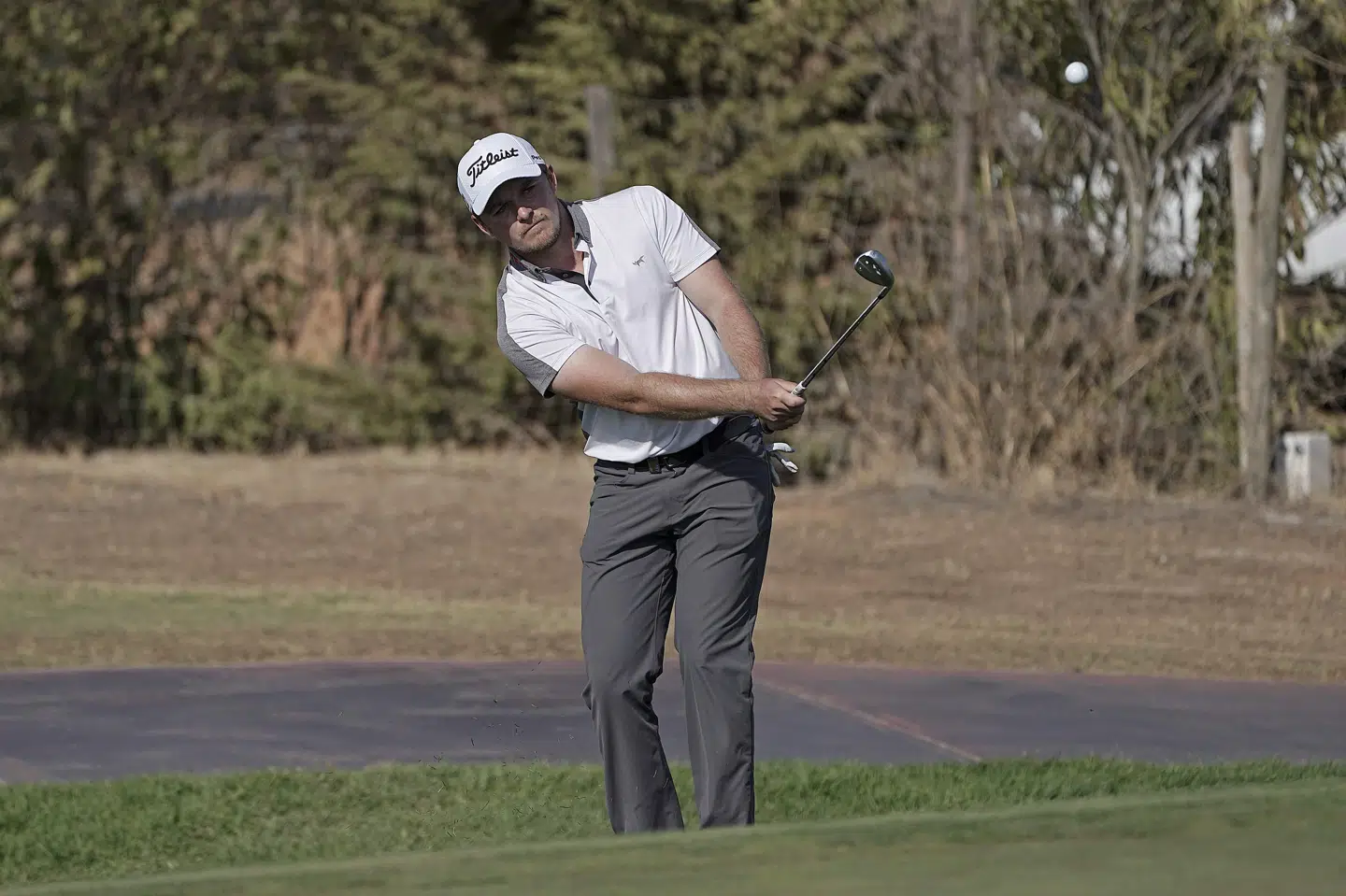 Jeff Winther kunne ikke holde niveauet fra torsdag fredag, da Qatar Masters blev afgjort i weekenden. (Arkivfoto) Francisco Leong/Ritzau Scanpix