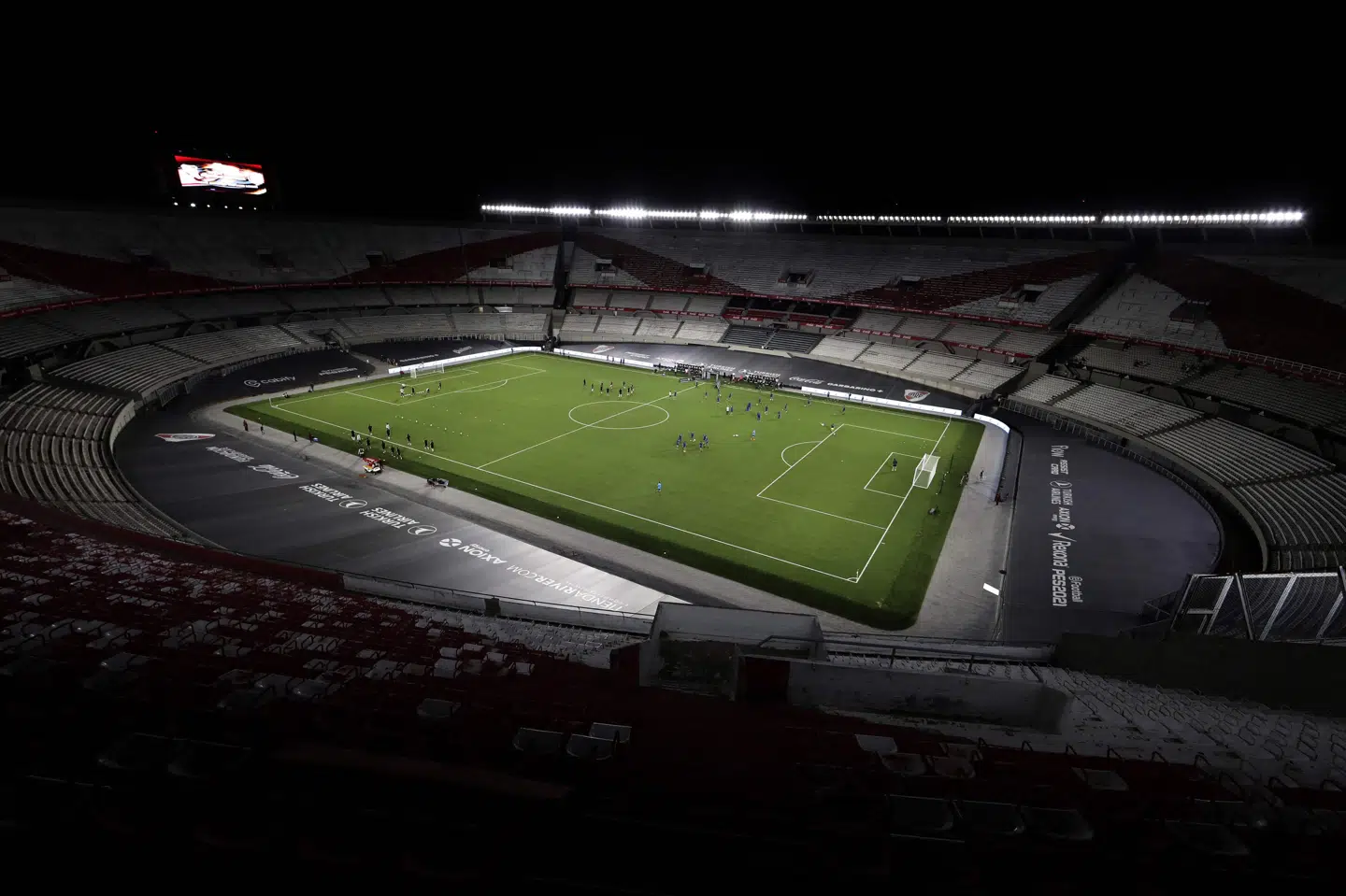 Sådan tager Estadio Monumental i Buenos Aires sig ud efter en større renovering. (Arkivfoto) Alejandro Pagni/Ritzau Scanpix