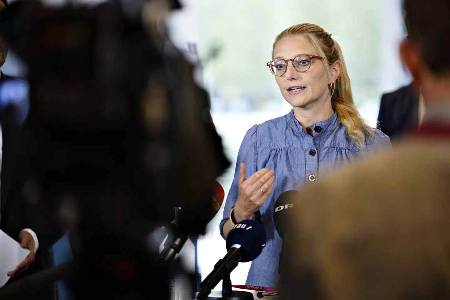 Zenia Stampe (R) og De Radikale vil have et langt større fokus på plantebaserede fødevarer i den kommende landbrugspakke for klimaet. (Arkivfoto) Philip Davali/Ritzau Scanpix