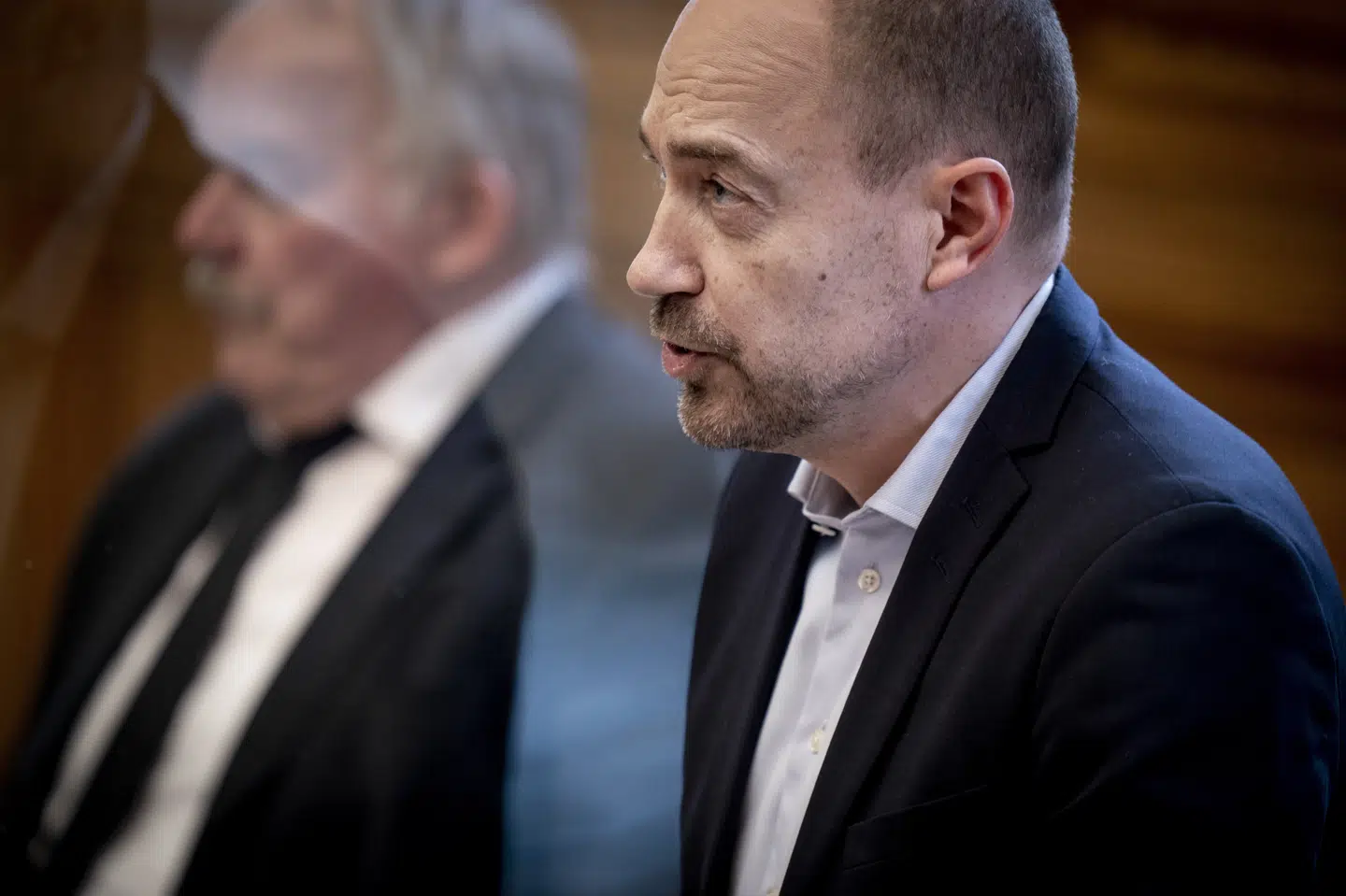 Sundhedsminister Magnus Heunicke (S) skriver på Twitter, at det tredje tilfælde af P1-varianten af coronavirus er fundet i Danmark. Liselotte Sabroe/Ritzau Scanpix